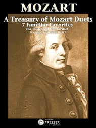 TREASURY OF MOZART DUETS FLUTE AND CLARINET cover